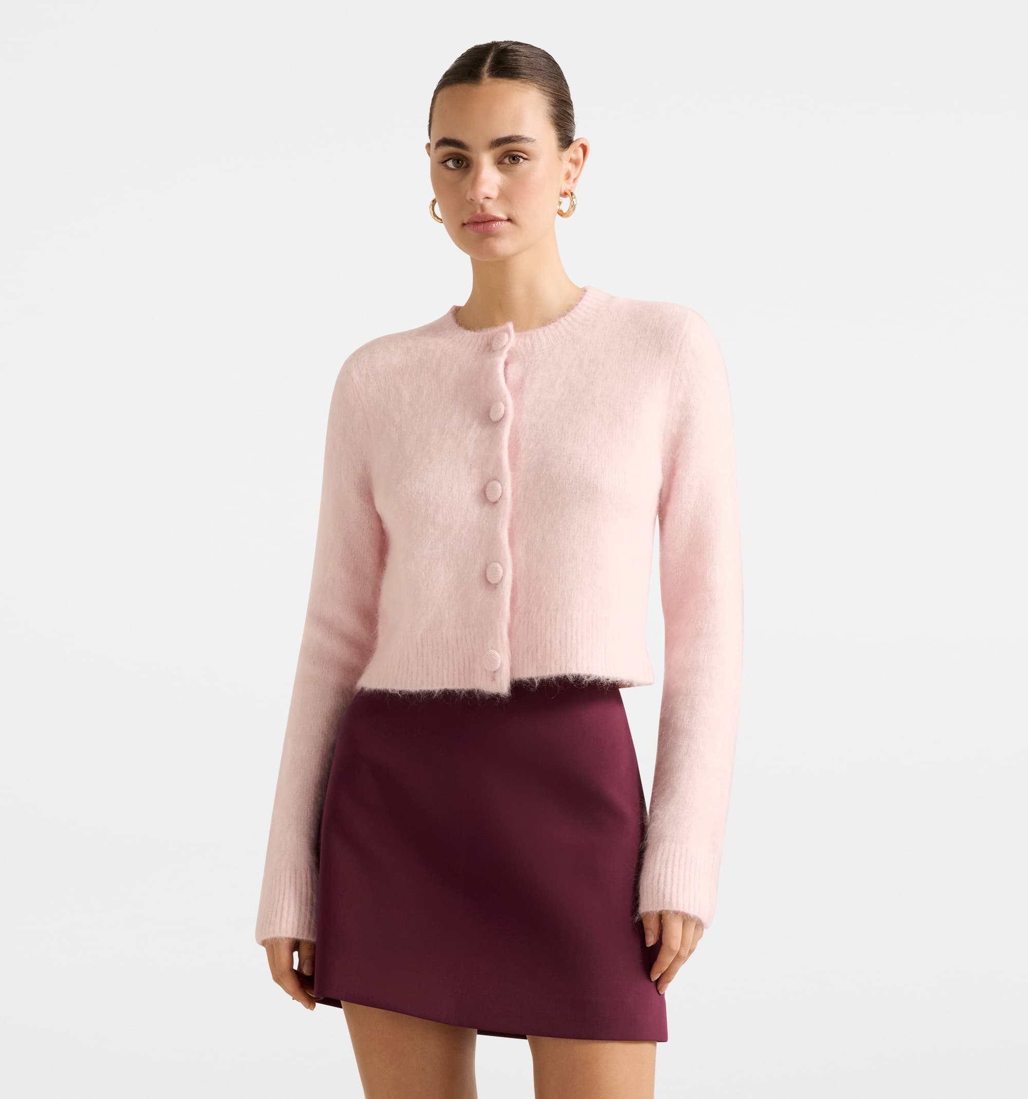 Cassie Brushed Knit Cardigan