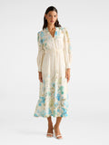 Peyton Trim Detail Midi Dress