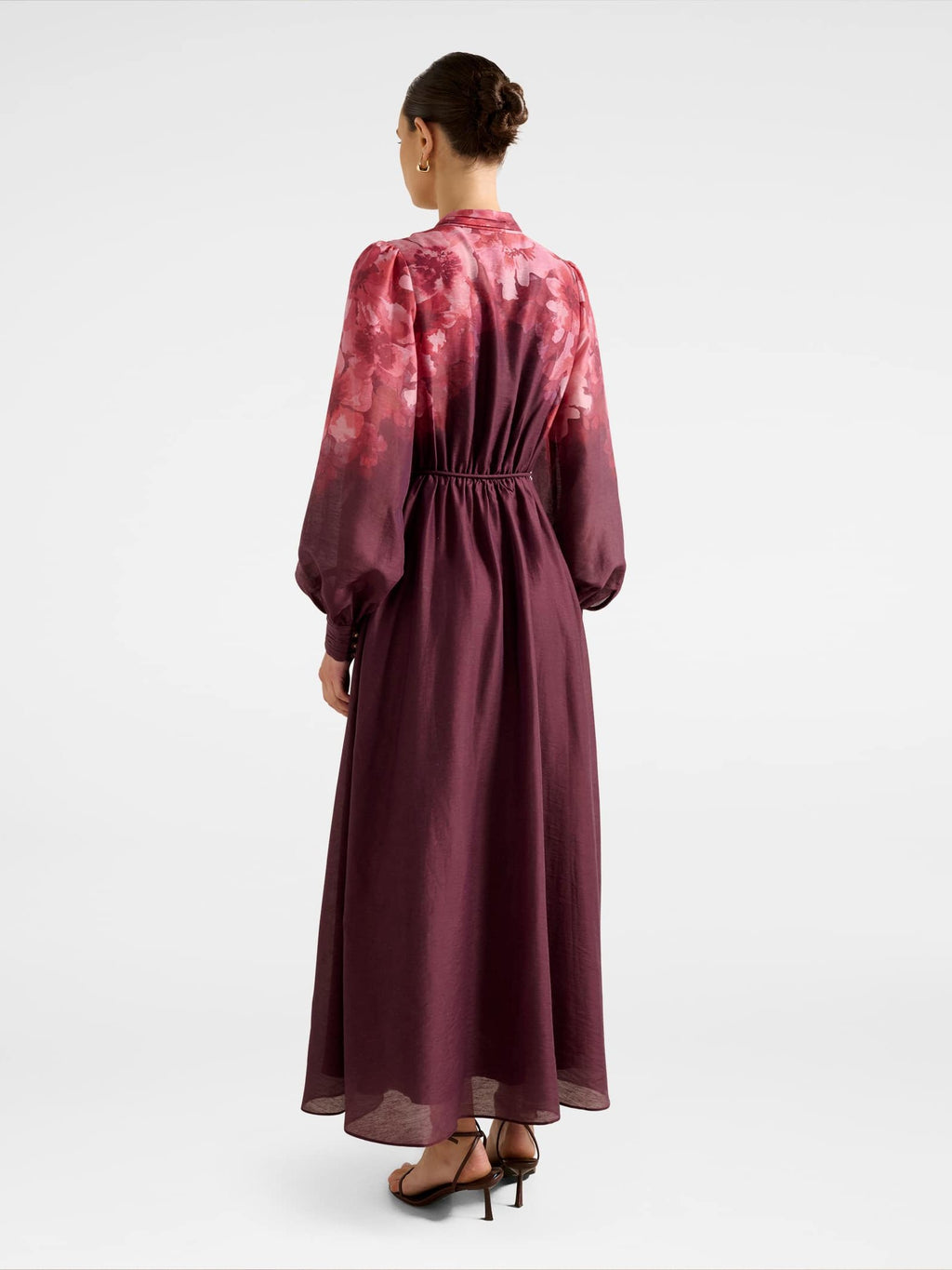 Camilla Long Sleeve Printed Midi Dress