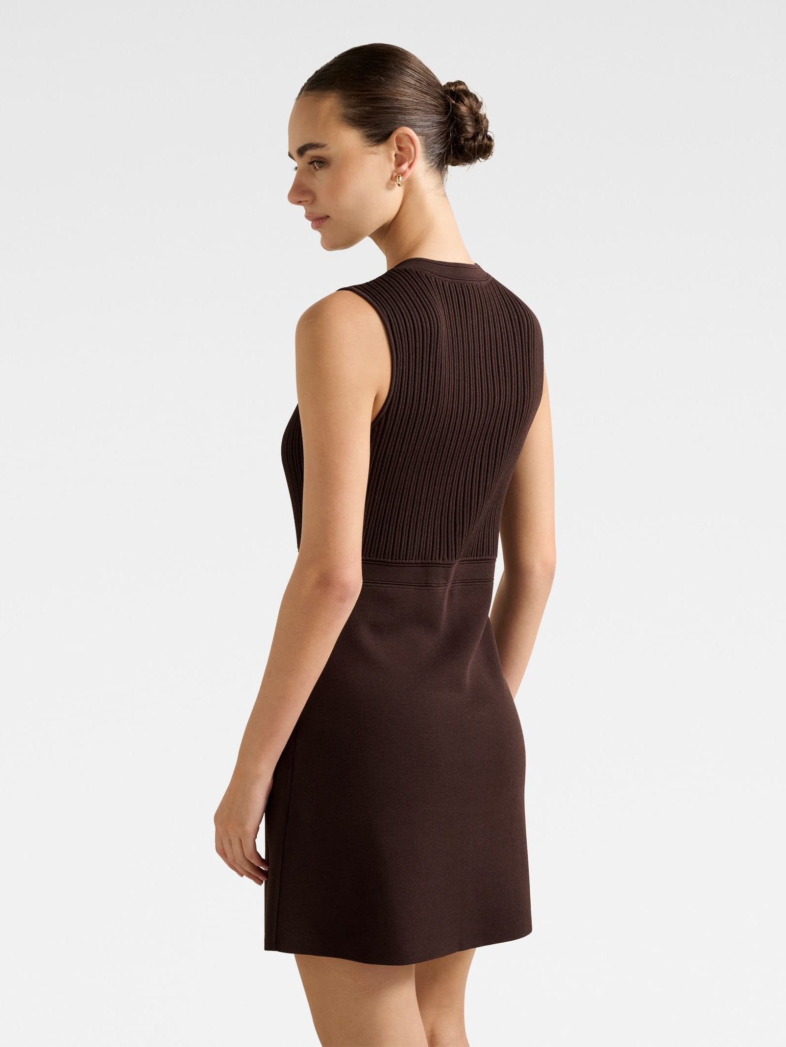 Issie Stitch Interest Mini Dress