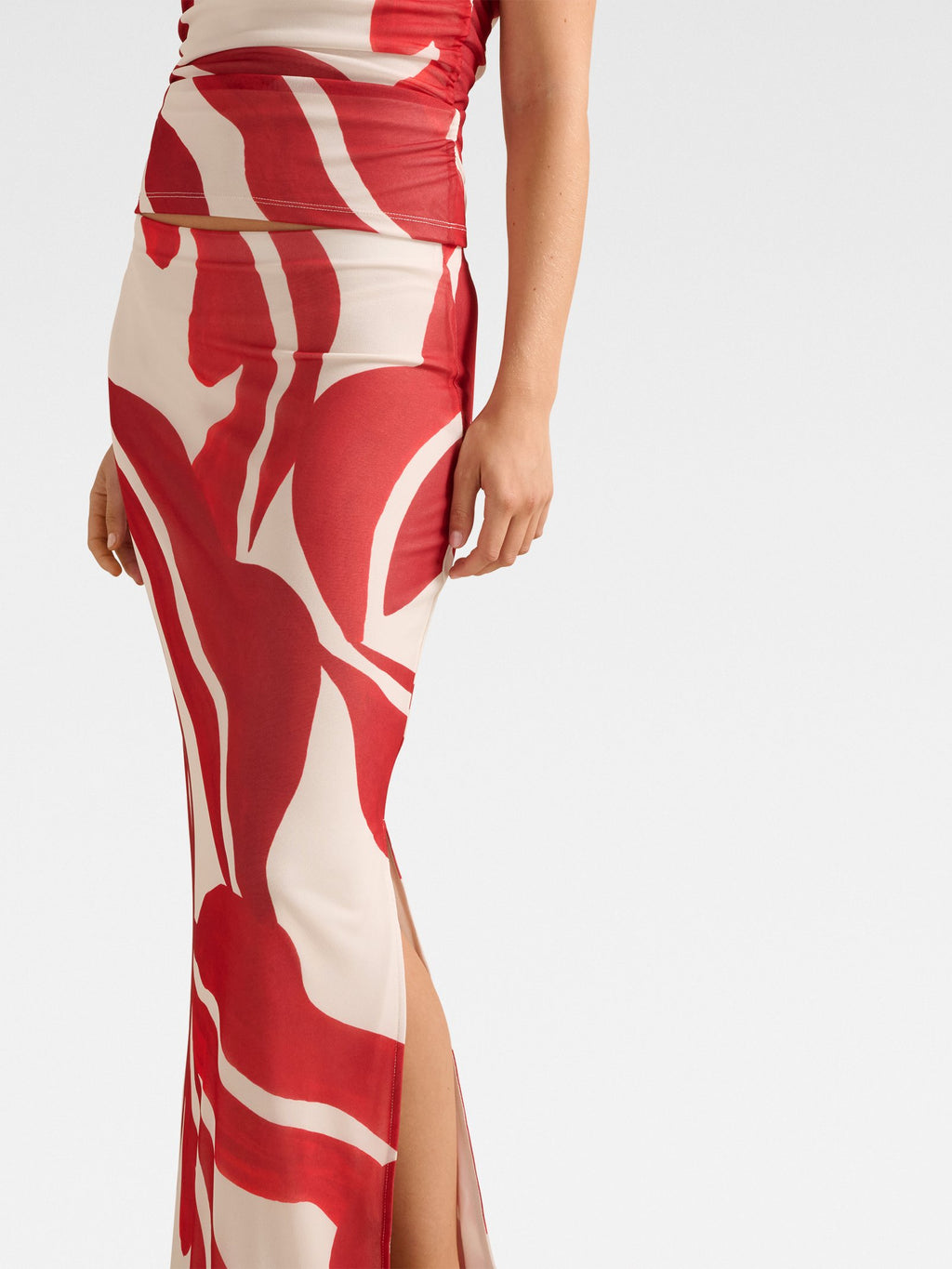  Mia Mesh Maxi Skirt