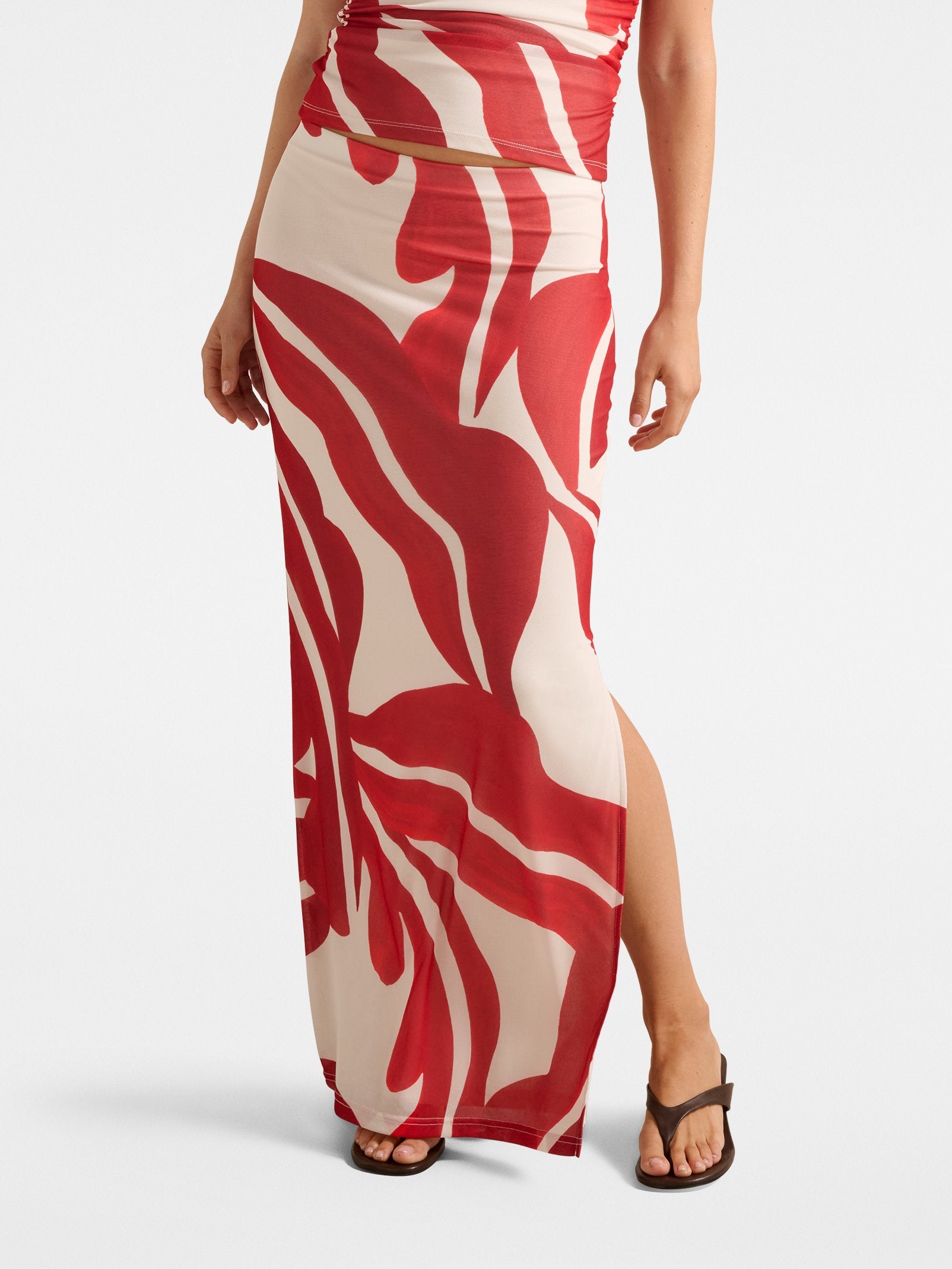 Mia Mesh Maxi Skirt
