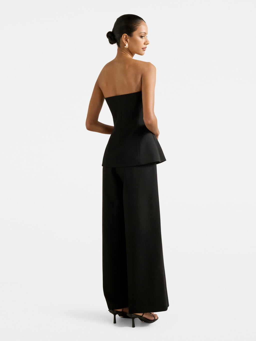 Joanna Petite Strapless Jumpsuit