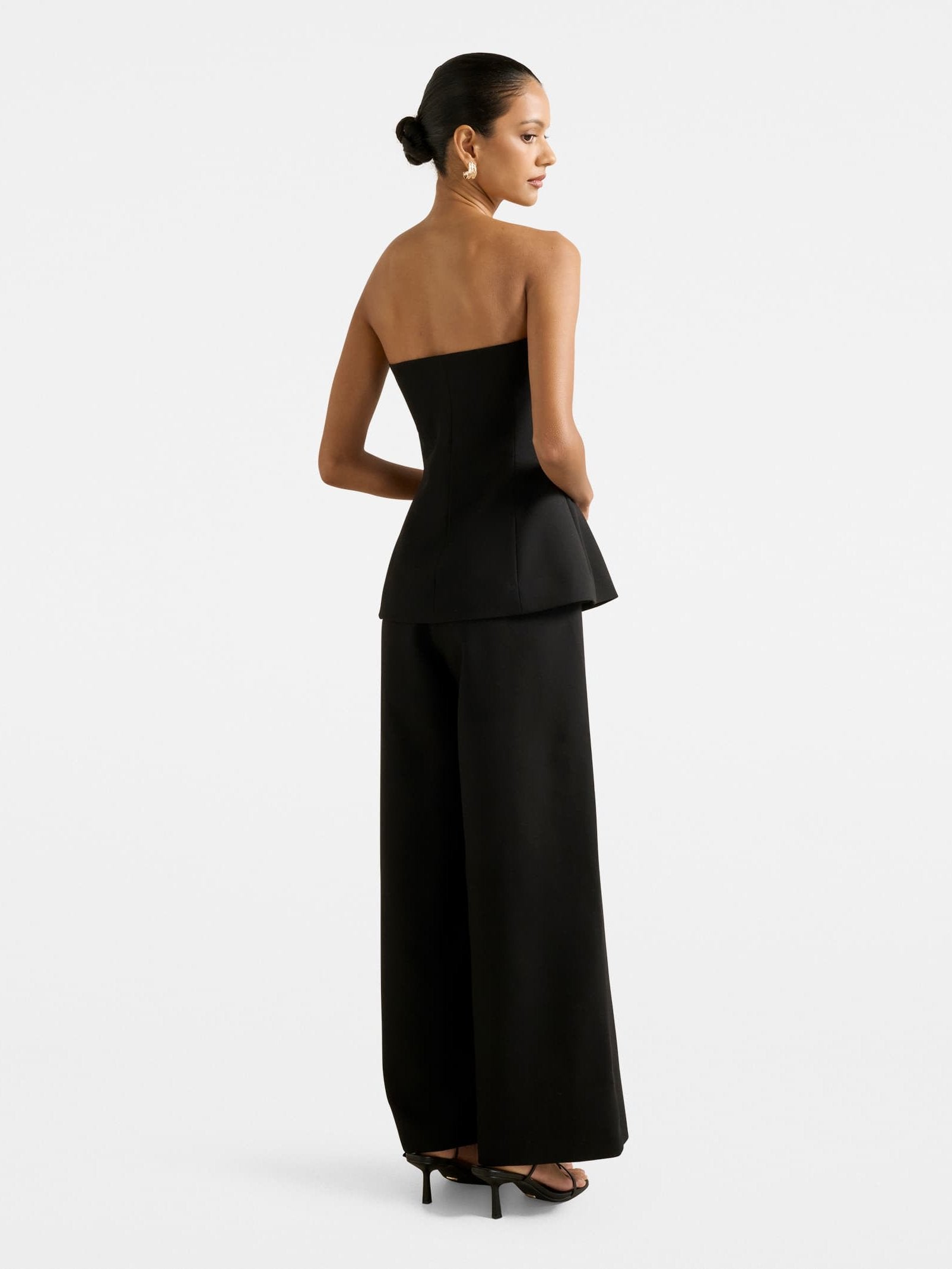 Joanna Petite Strapless Jumpsuit