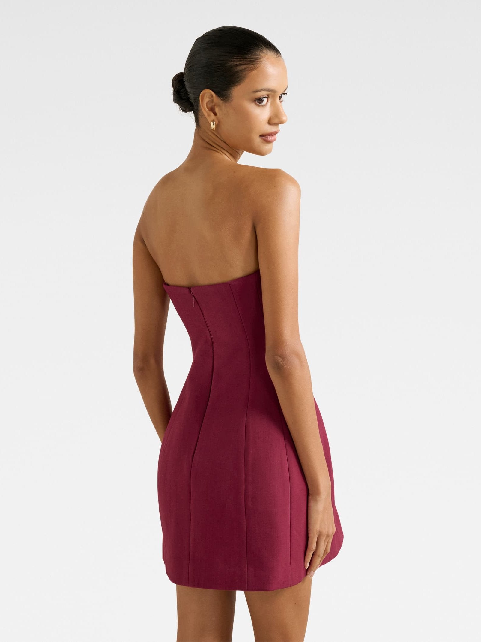Tahlie Petite Strapless Mini Dress