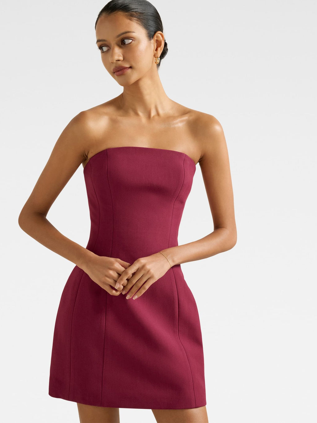 Tahlie Petite Strapless Mini Dress