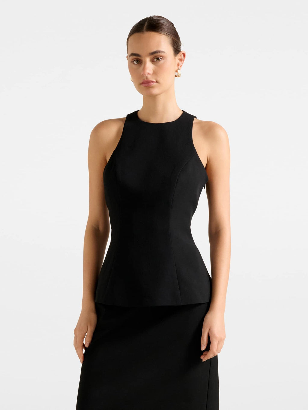 Donna Asym Bow Jumpsuit