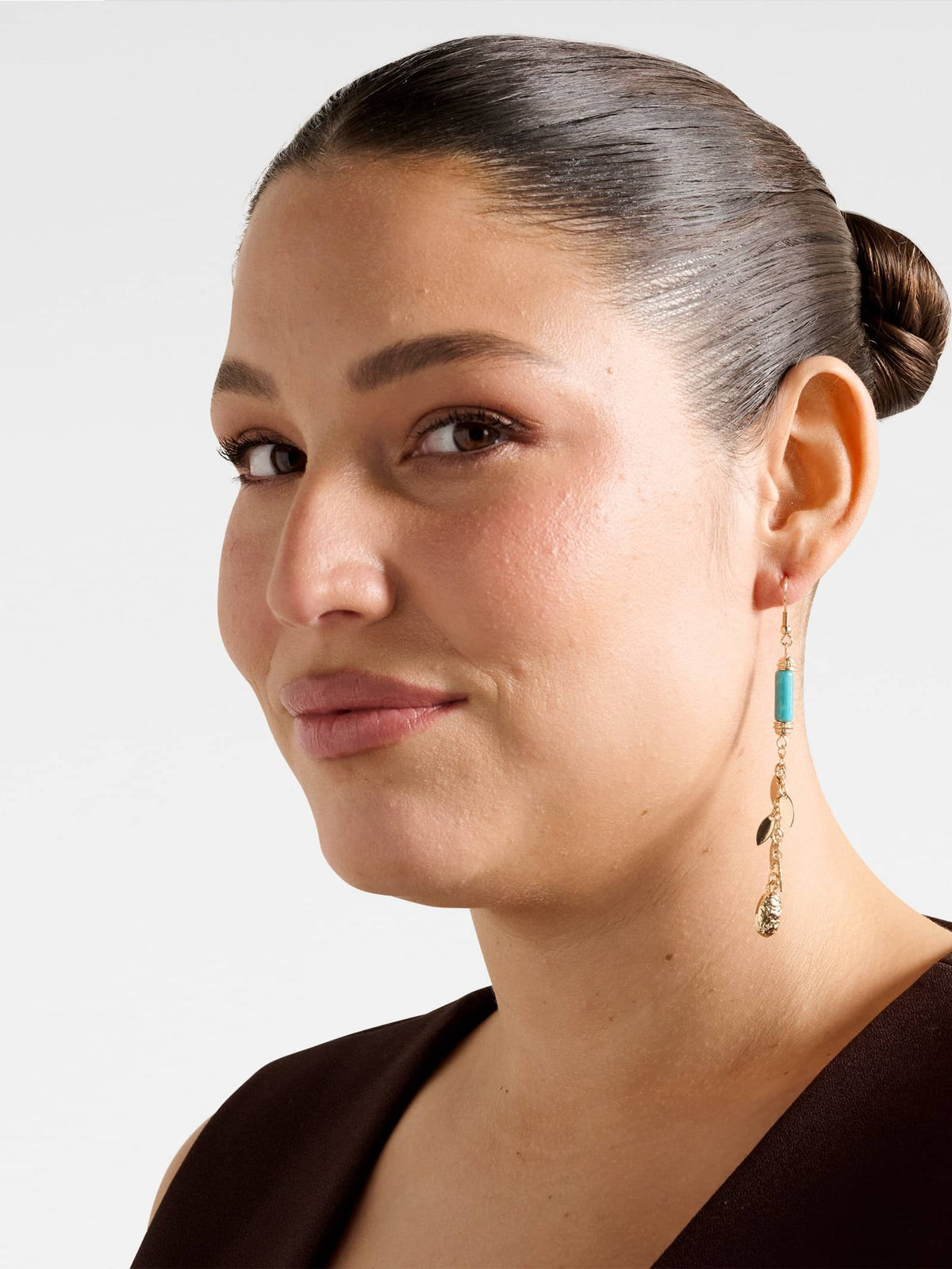 Signature Palmer Stone Drop Earring