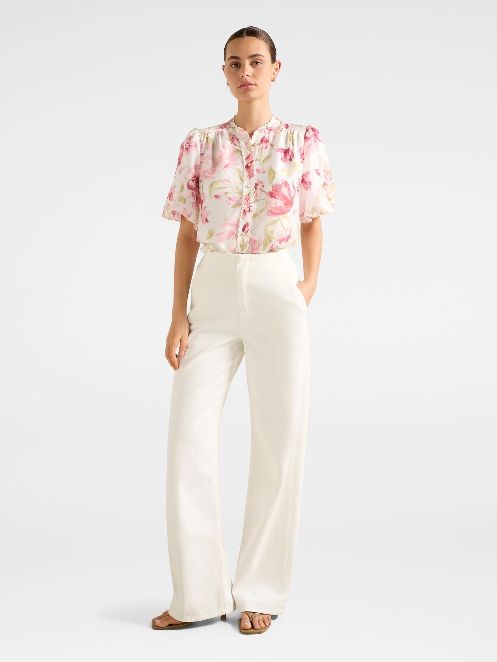  Becca Scalloped Blouse
