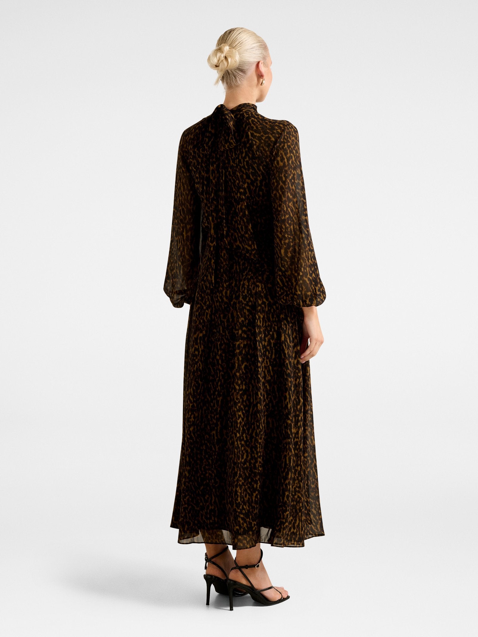 Janelle Printed Raglan Maxi Dress