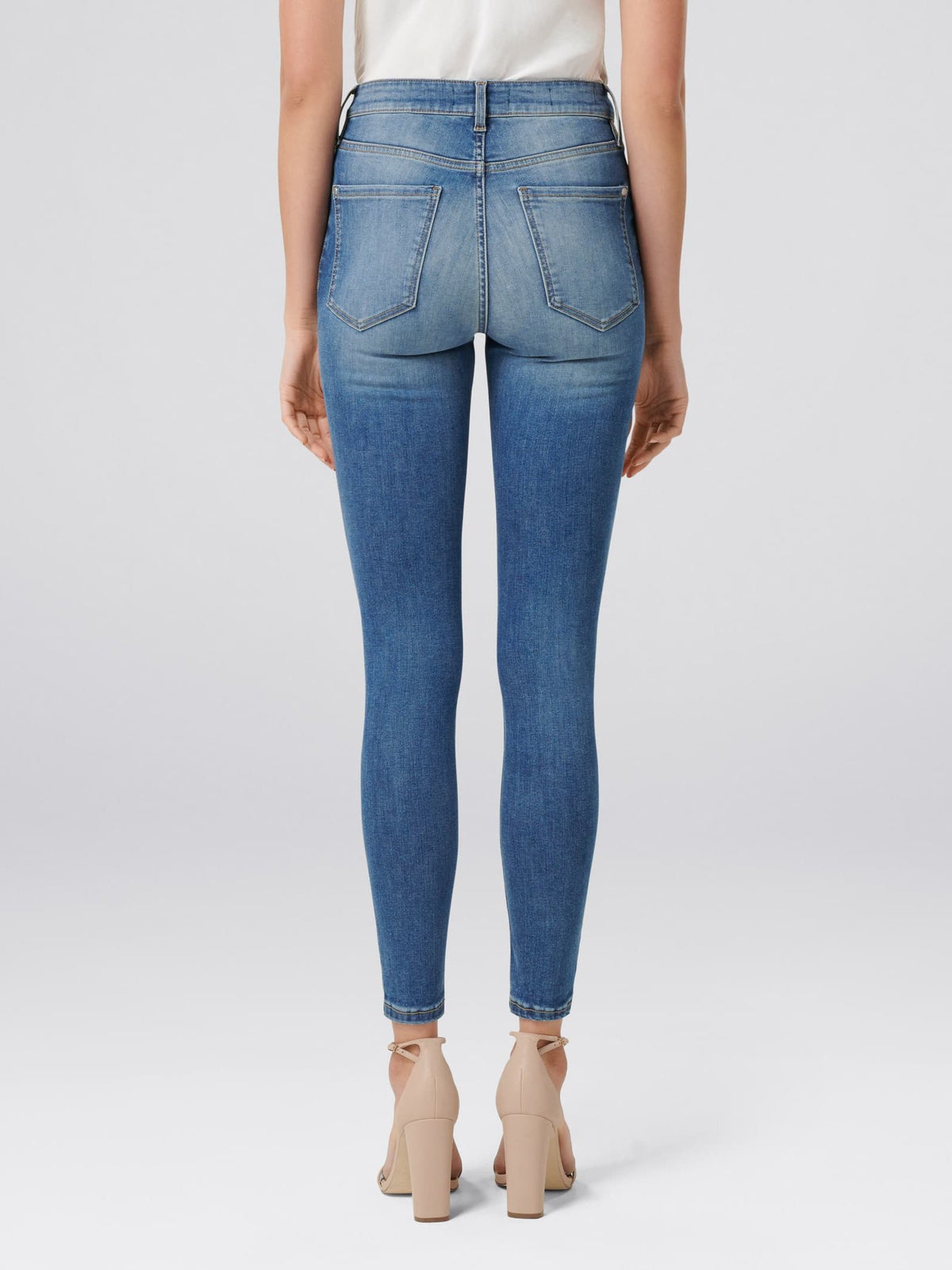 Zoe Mid Rise Ankle Grazer Jean