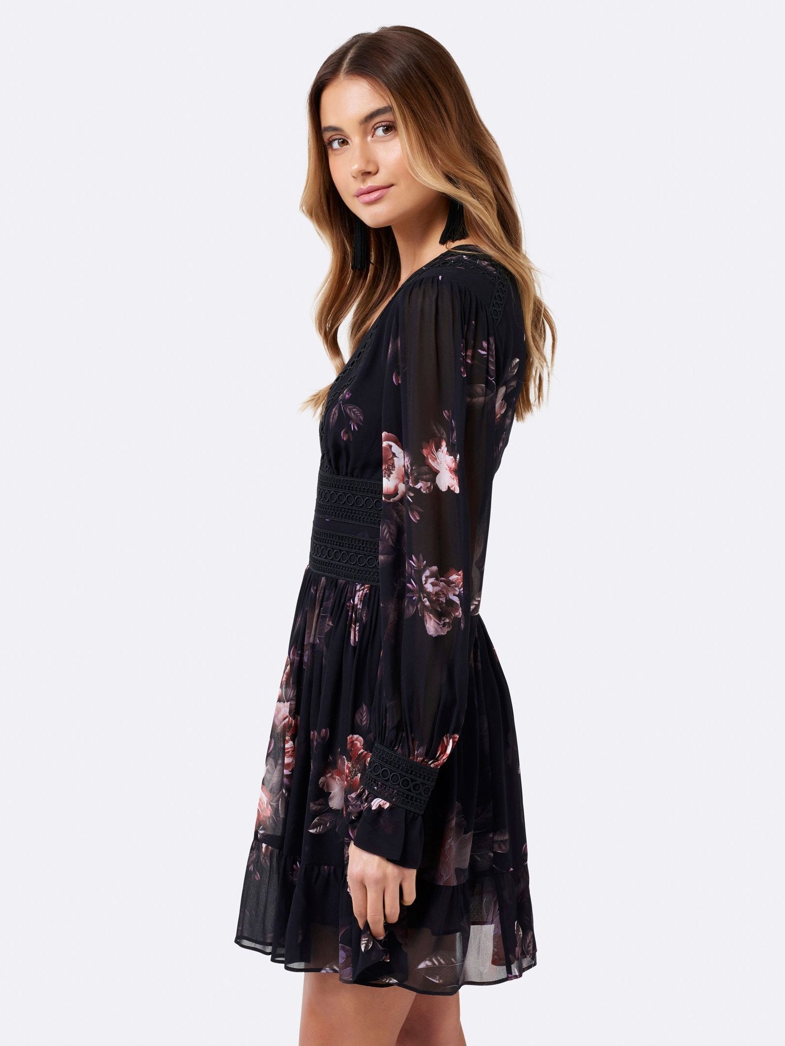Gabriella Trim Detail Mini Dress