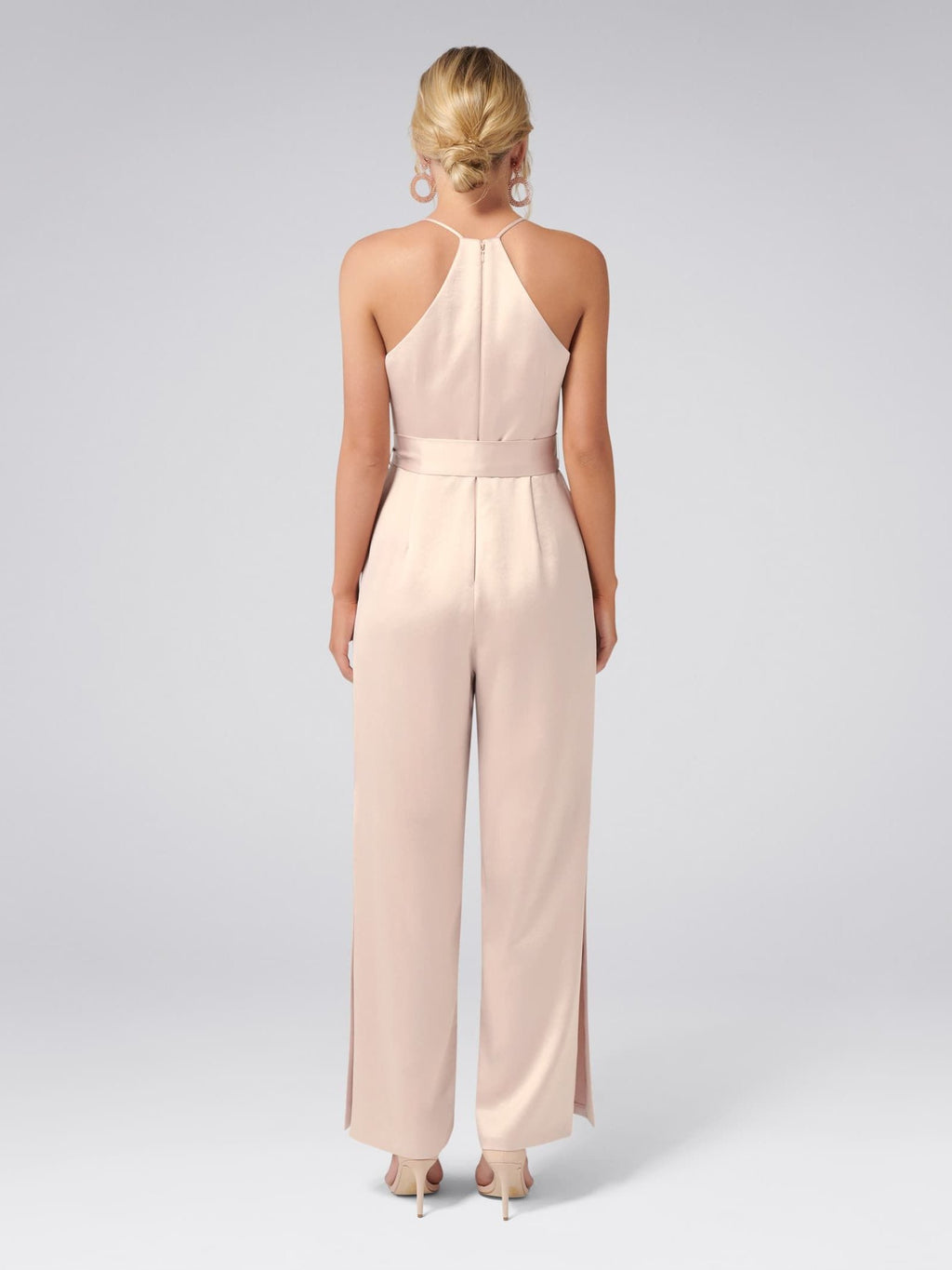 Maddison Satin Wrap Jumpsuit