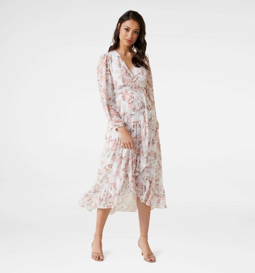 Buy Lola Long Sleeve Petite Maxi Dress 