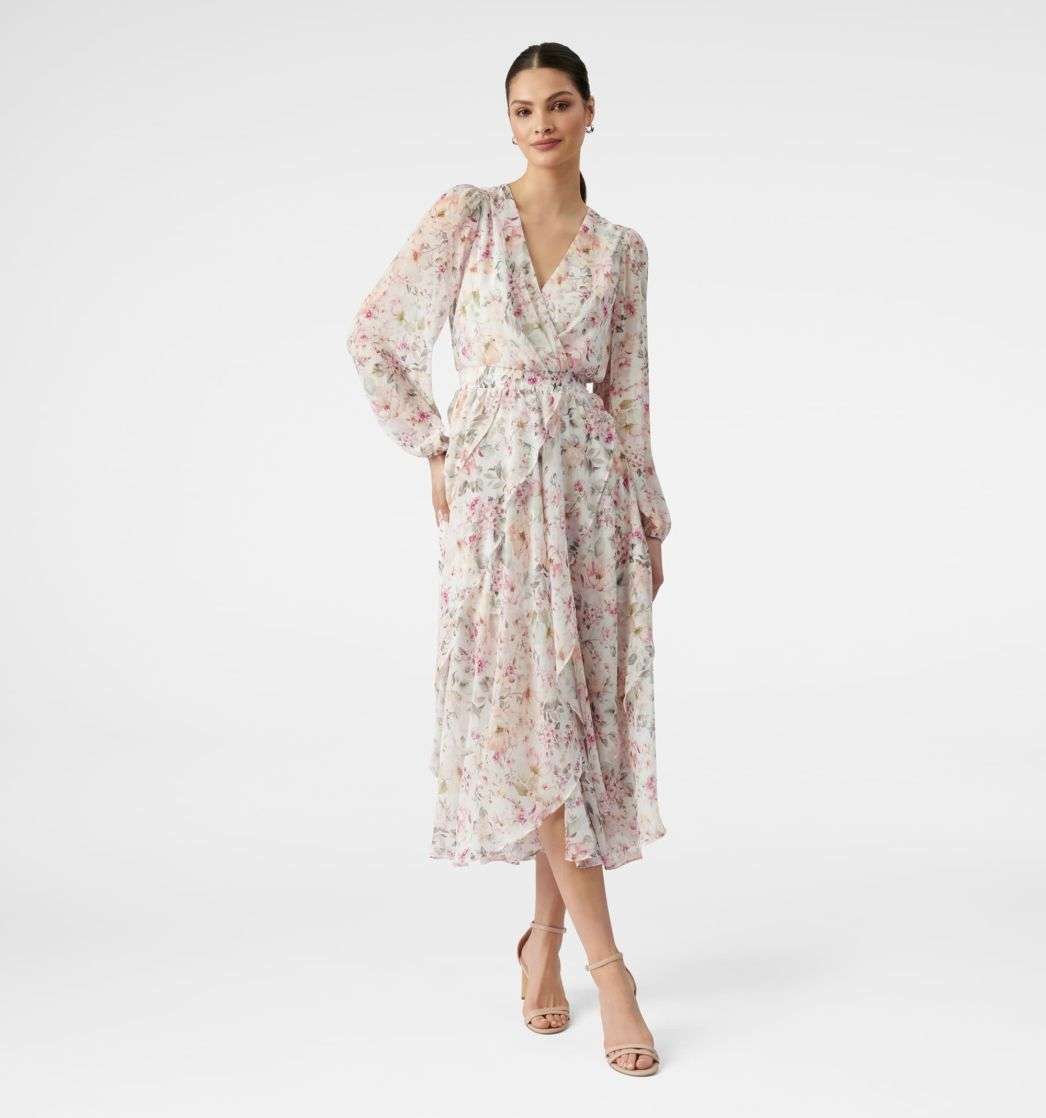 Buy Candice Layered Midi Dress 