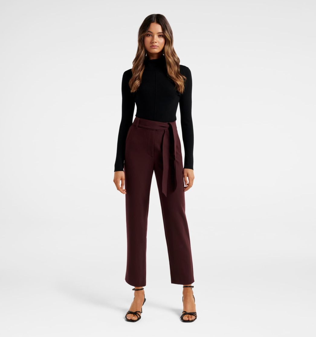 High Waisted Belted Wide Leg Pants  Nasty Gal