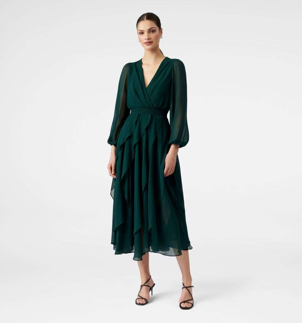 Buy Candice Layered Midi Dress 