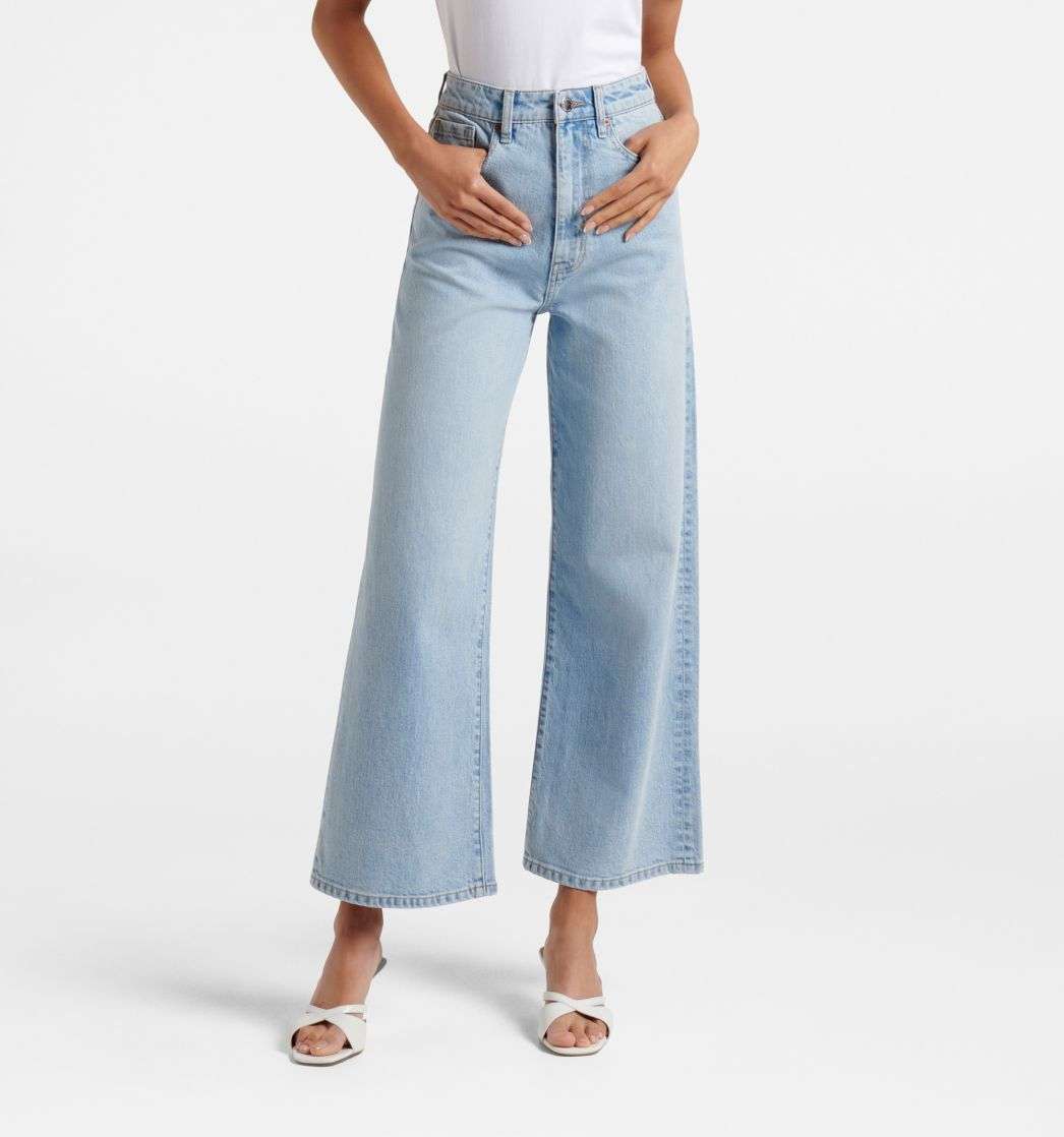Buy Gia Petite High Rise Wide Leg Jean 