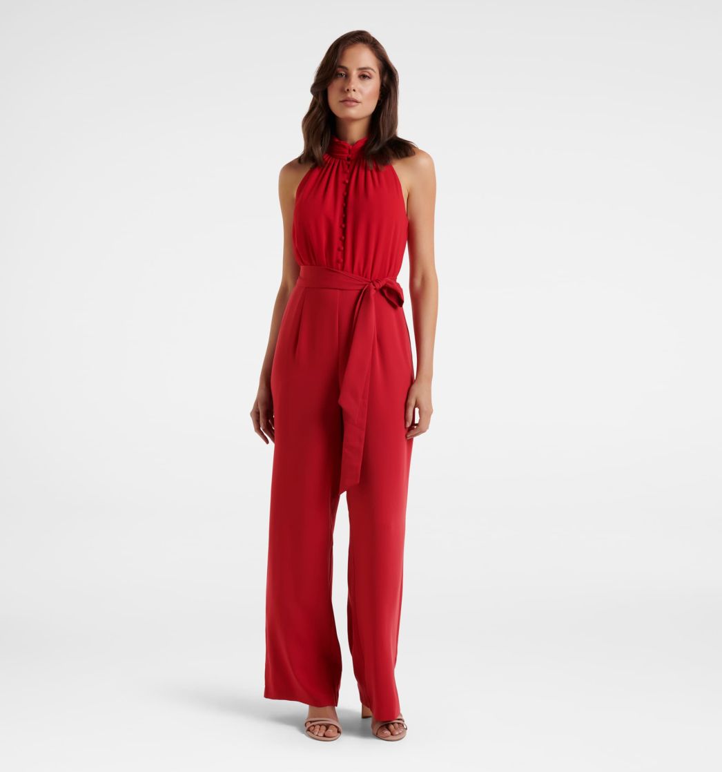 Forever New Jumpsuits  Buy Forever New Bambi Square Neck Jumpsuit Online   Nykaa Fashion