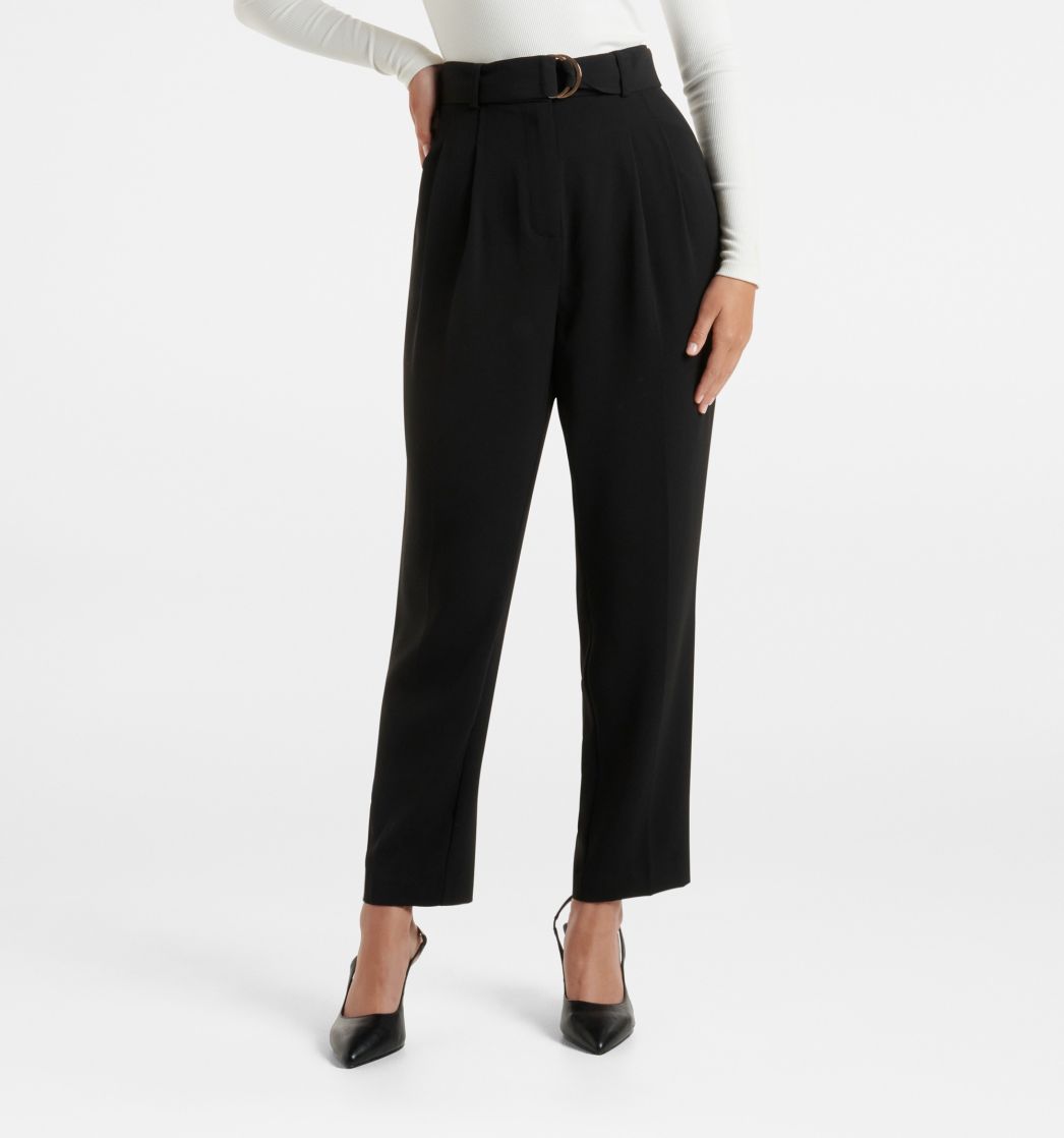 Buy Neutral Olivia Tapered Pant  Forever New