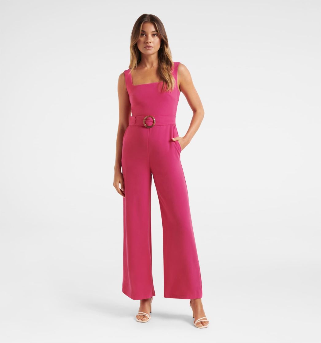 Buy Lenore Lace Panelled Jumpsuit  Forever New