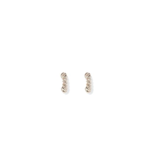 Alba Twisted Mini Hoop Earrings