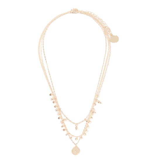 Charlotte Coin Layered Necklace