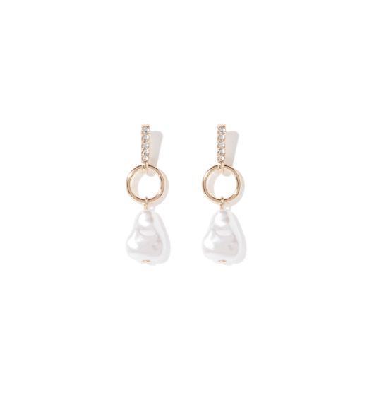 Marsha Pearl and Crystal Earring
