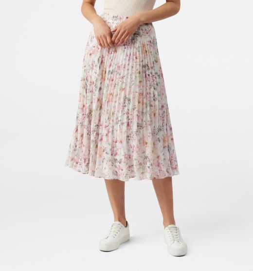 Harper Pleated Midi Skirt