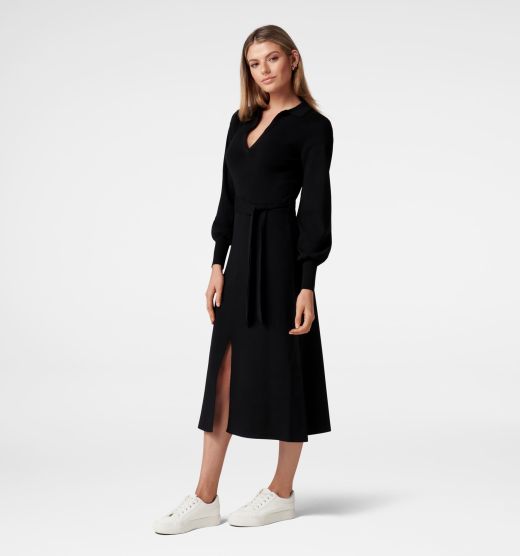 Olivia Fit and Flare Knit Dress
