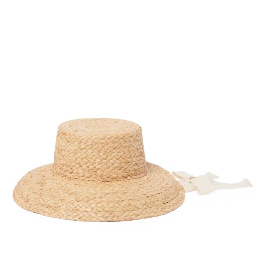 Eva Chin Tie Straw Sun Hat