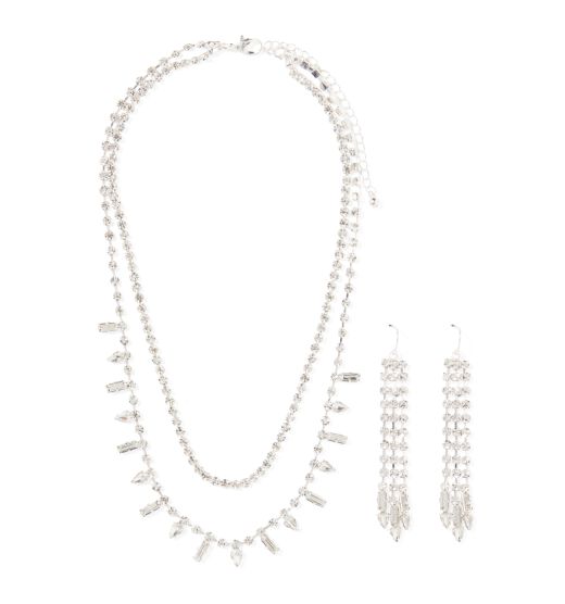 Pamela Cupchain Ray Necklace & Earring Set