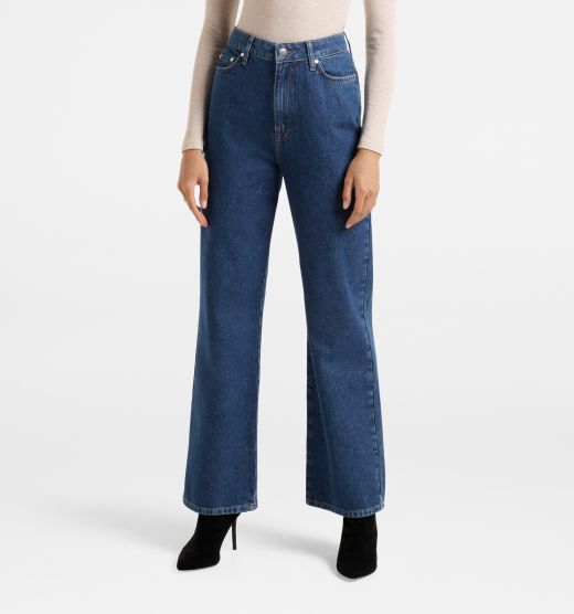 Ivy High Rise 90s Straight Jean