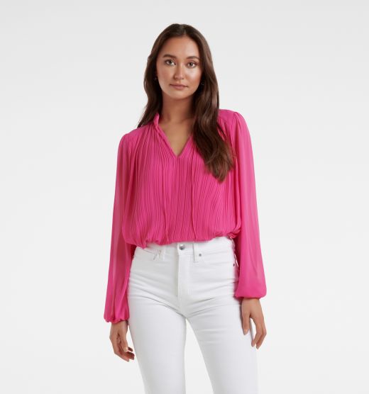 Tully Pleat Detail Blouse