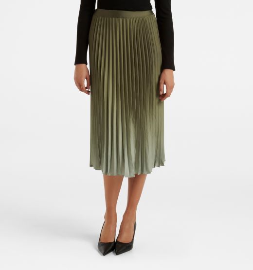 Olivia Ombre Pleated Skirt