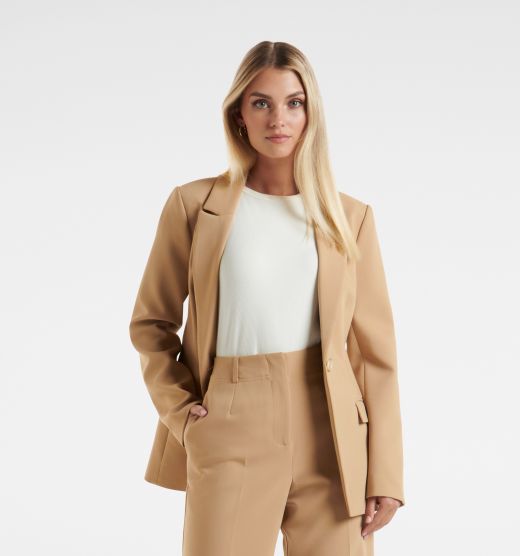 Emmie Fitted Single Breasted Blazer