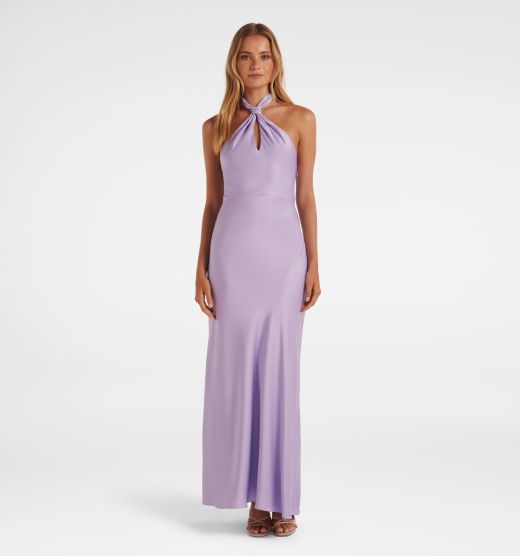 Yvette Knot Tie Neck Gown