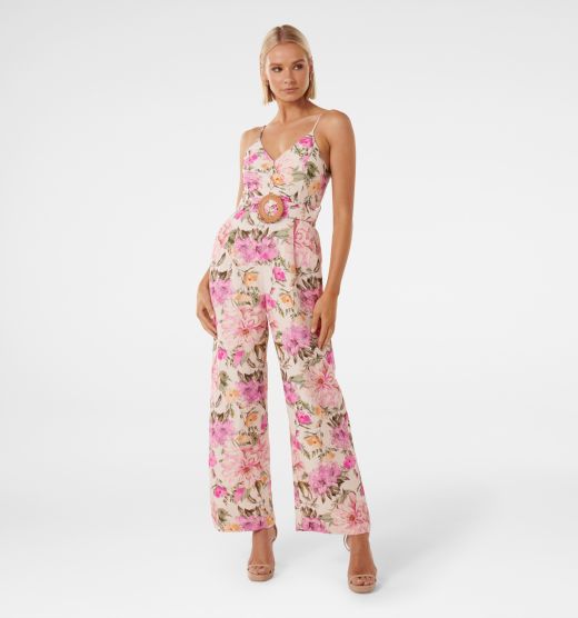 Forever New  Pants  Jumpsuits  Forever New Marie Square Neck Belted  Jumpsuit  Poshmark