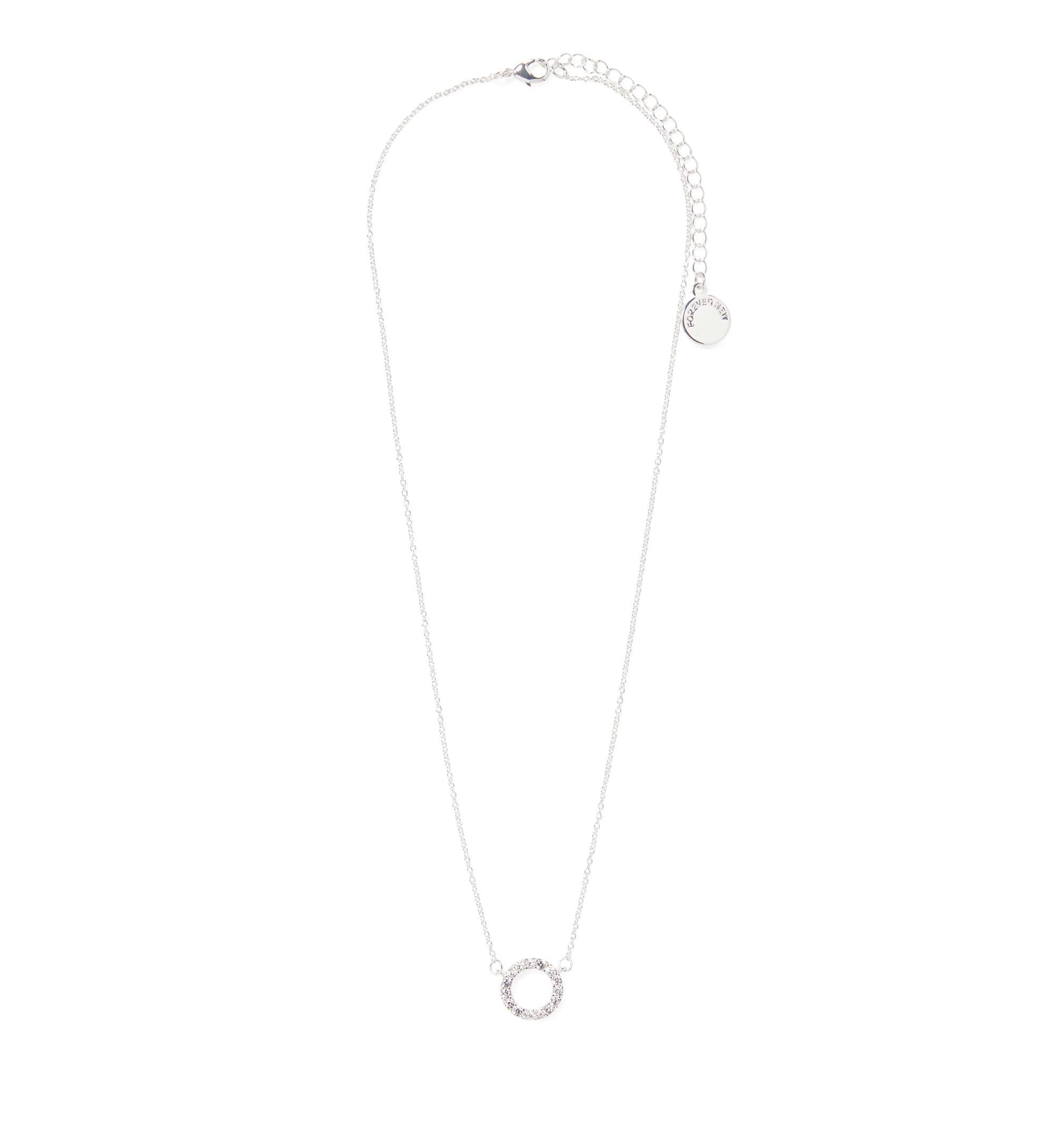 Sterling Silver Three-Circle Necklace