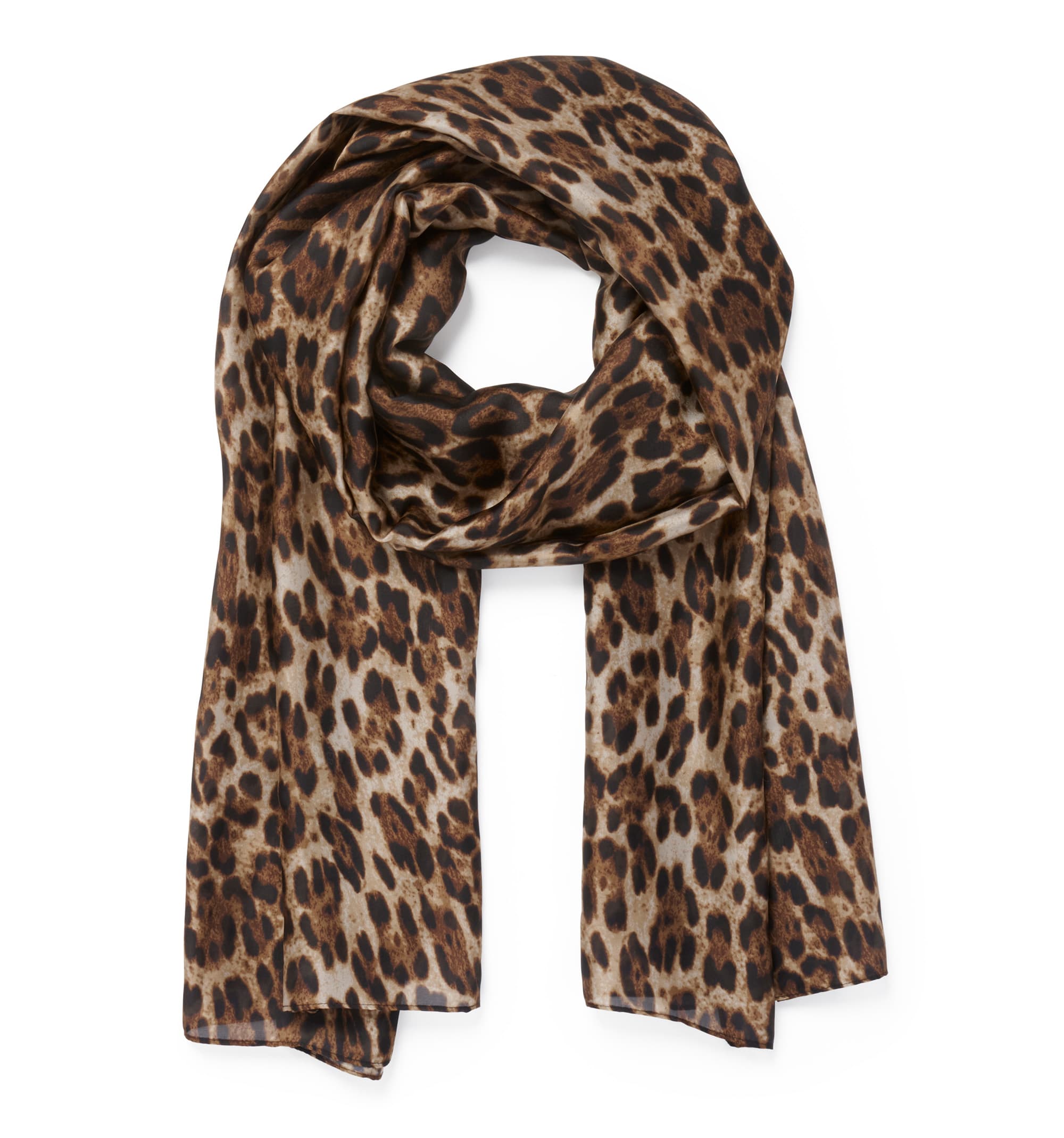 Buy Betty Leopard Print Scarf - Forever New