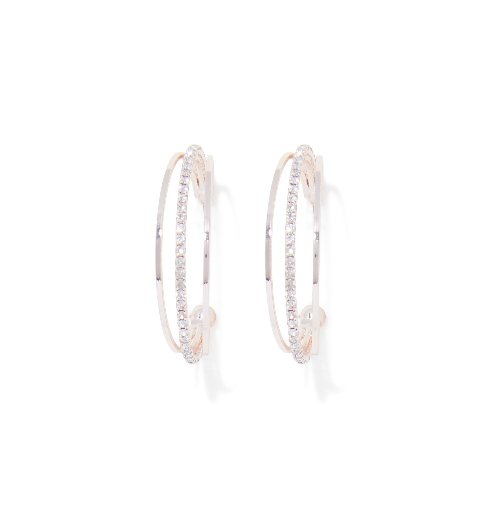 Buy Rose Gold/Crystal Catherine Sparkle Earring Online - Forever New