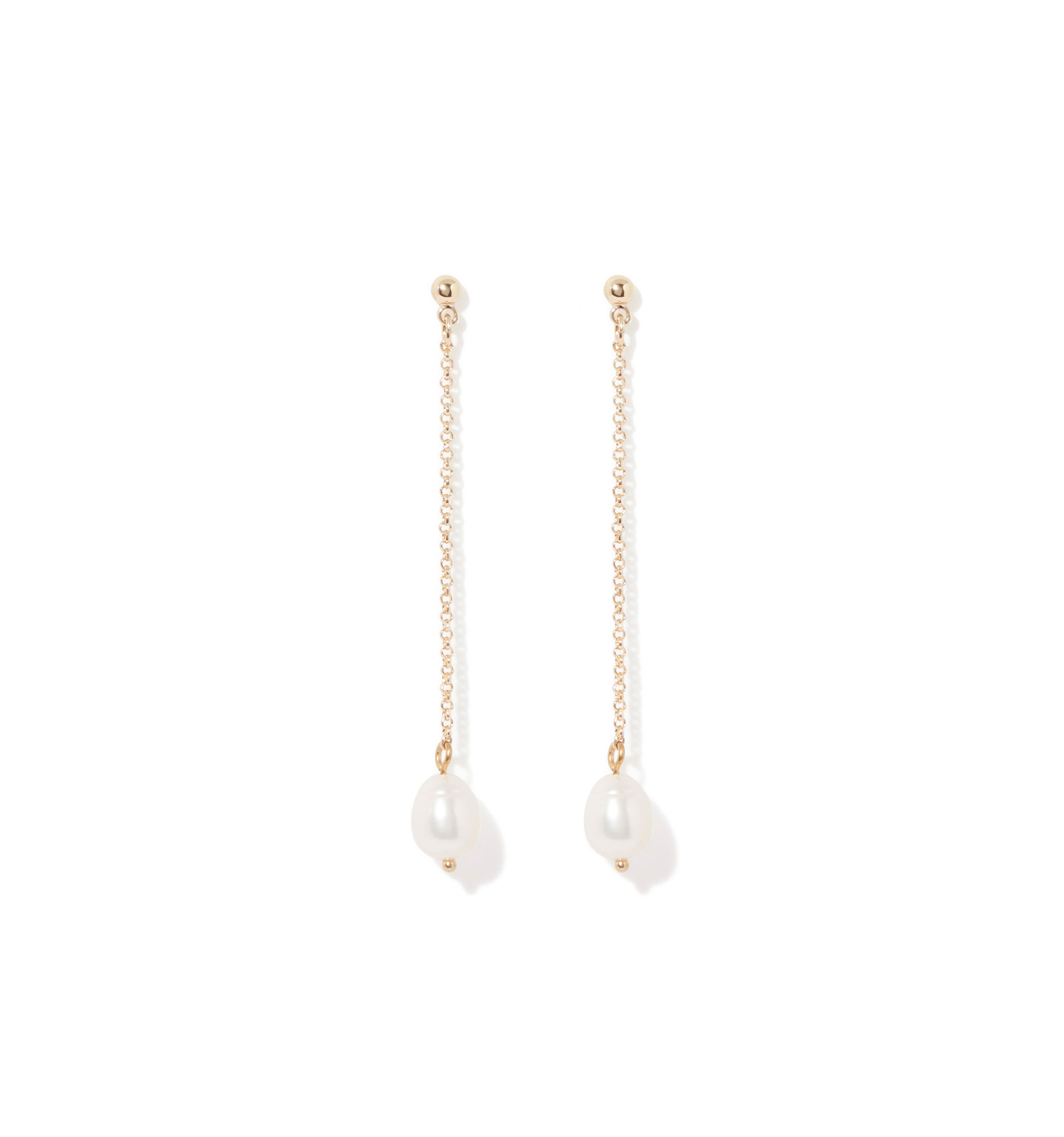 9ct Yellow Gold Solid Pear Drop Earrings  0533117
