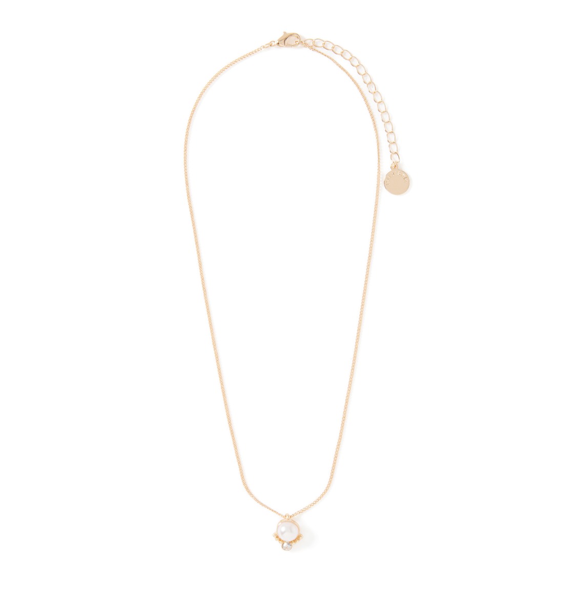 Diamante Chain Choker & Plunge Necklace | boohoo