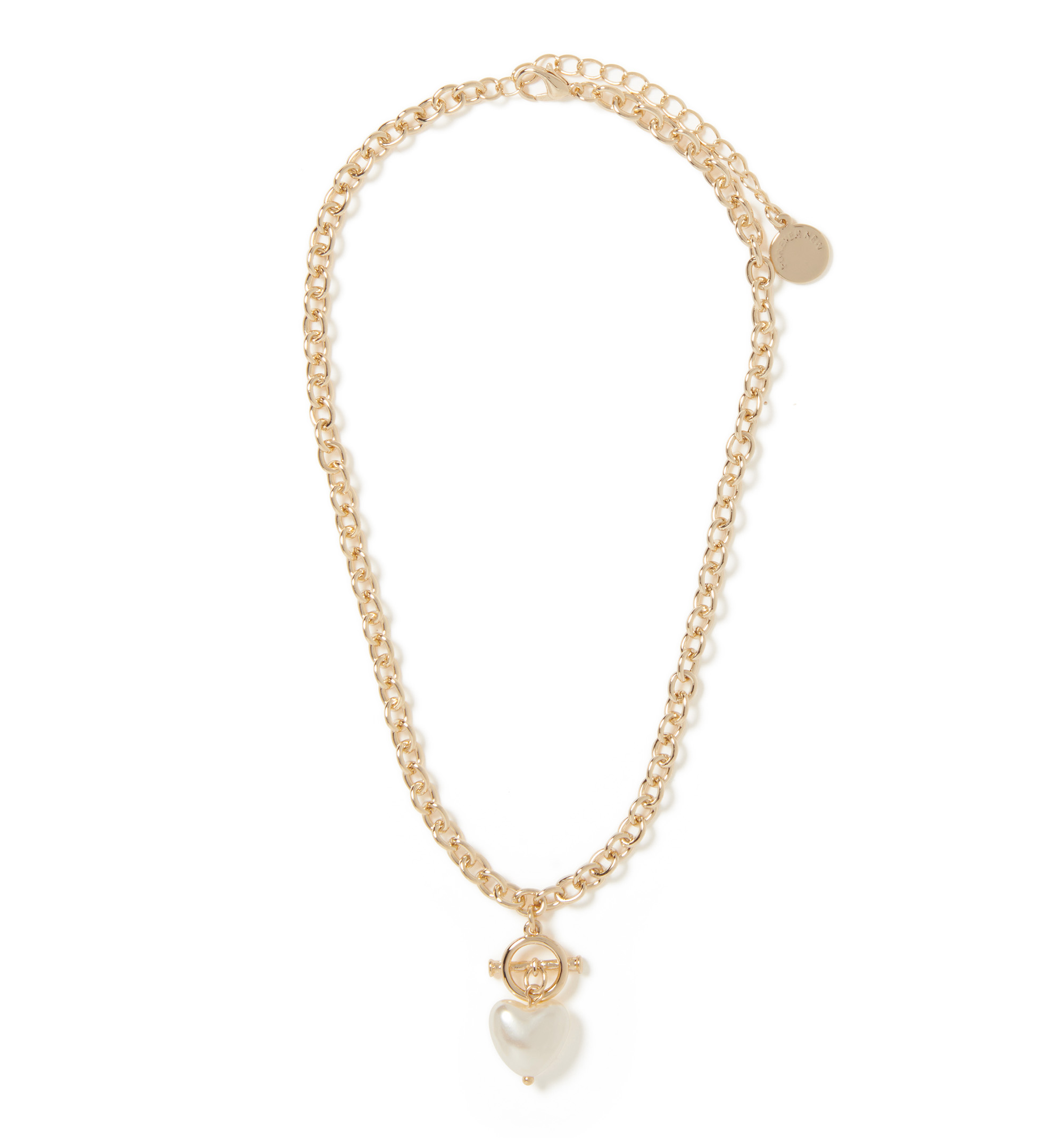 Keira Pearl Chain Necklace Set - Swaabhi
