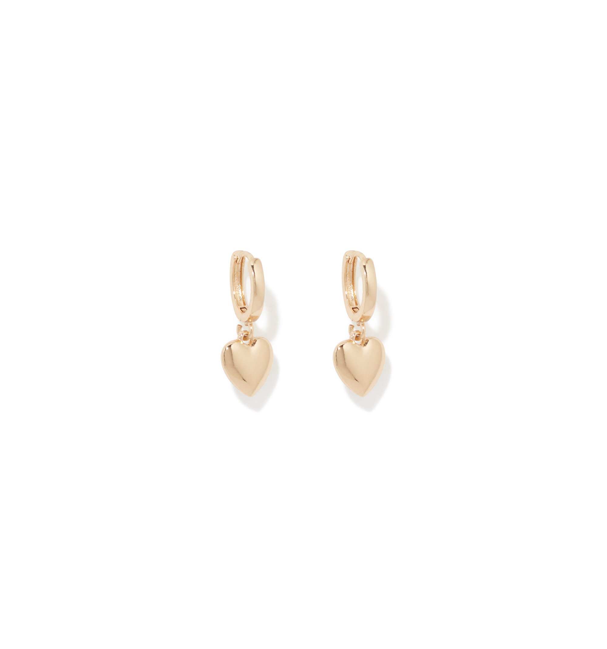 Heart-Shaped Hoop Earrings | Hoop earrings, Earrings, Big earrings
