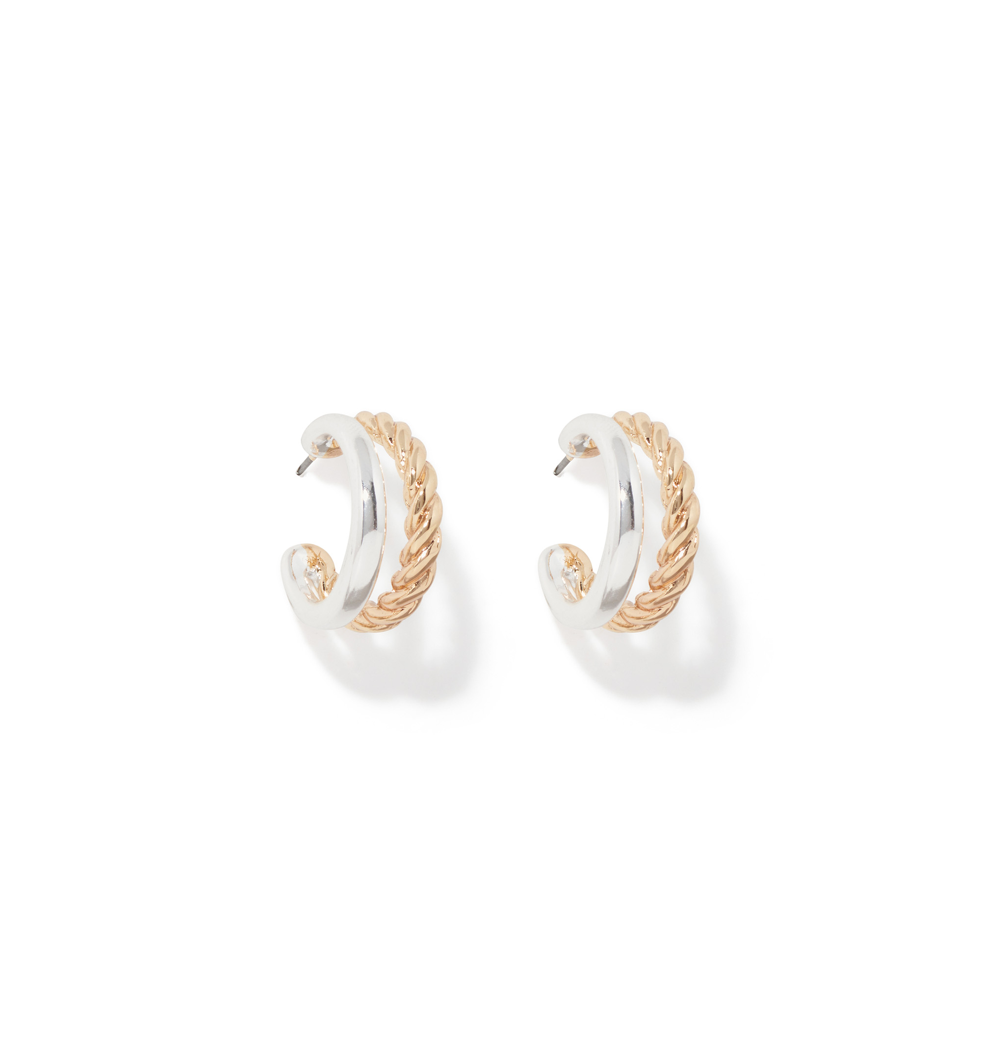 6pcs/lot Stainless Steel Simple Metal Circle Small Hoop Earrings for Women  Girls Piercing Jewelry Geometric Round Helix Ear - AliExpress