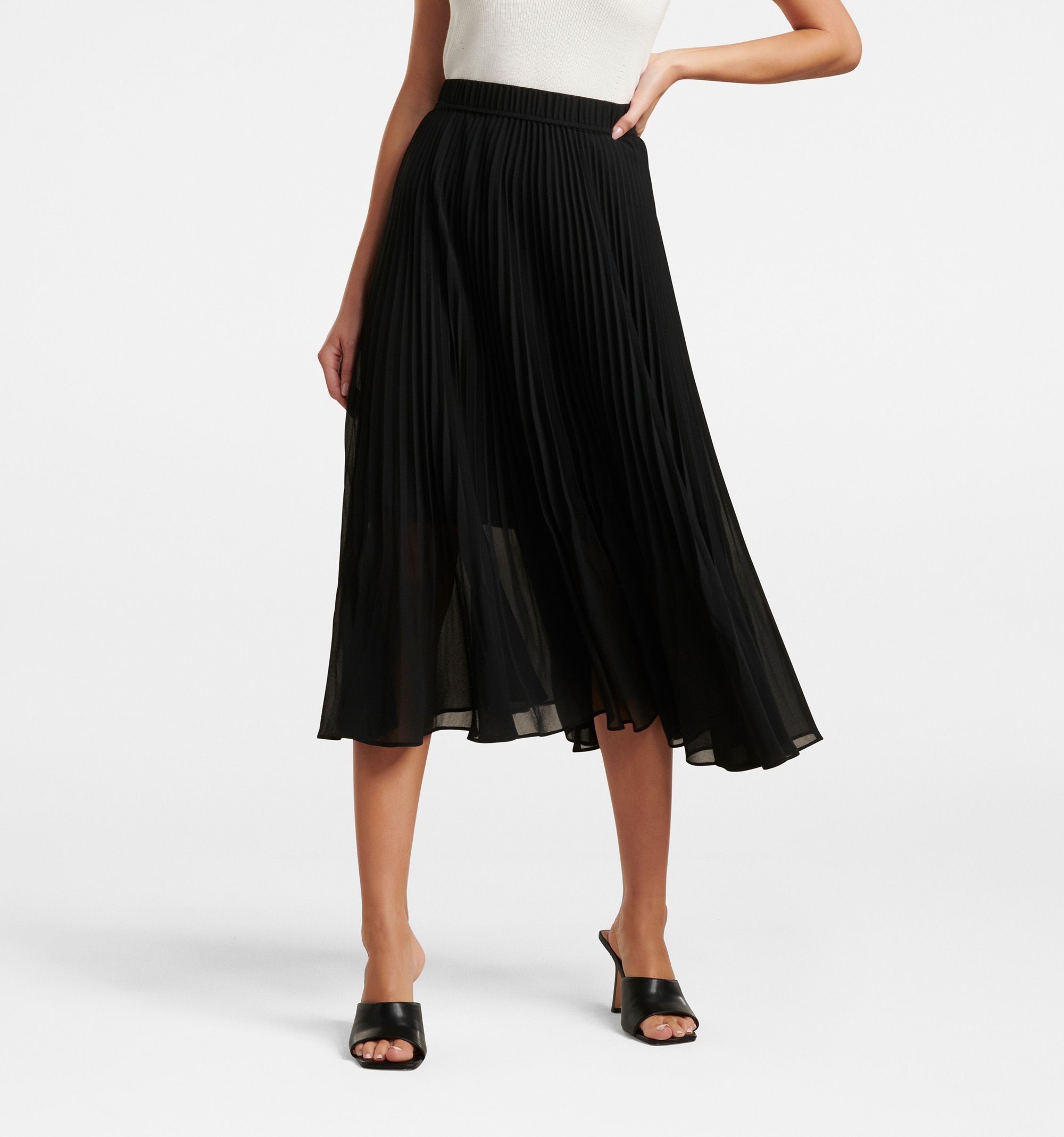 Buy Forever New Black Harper Pleated Skirt from the Next UK online shop