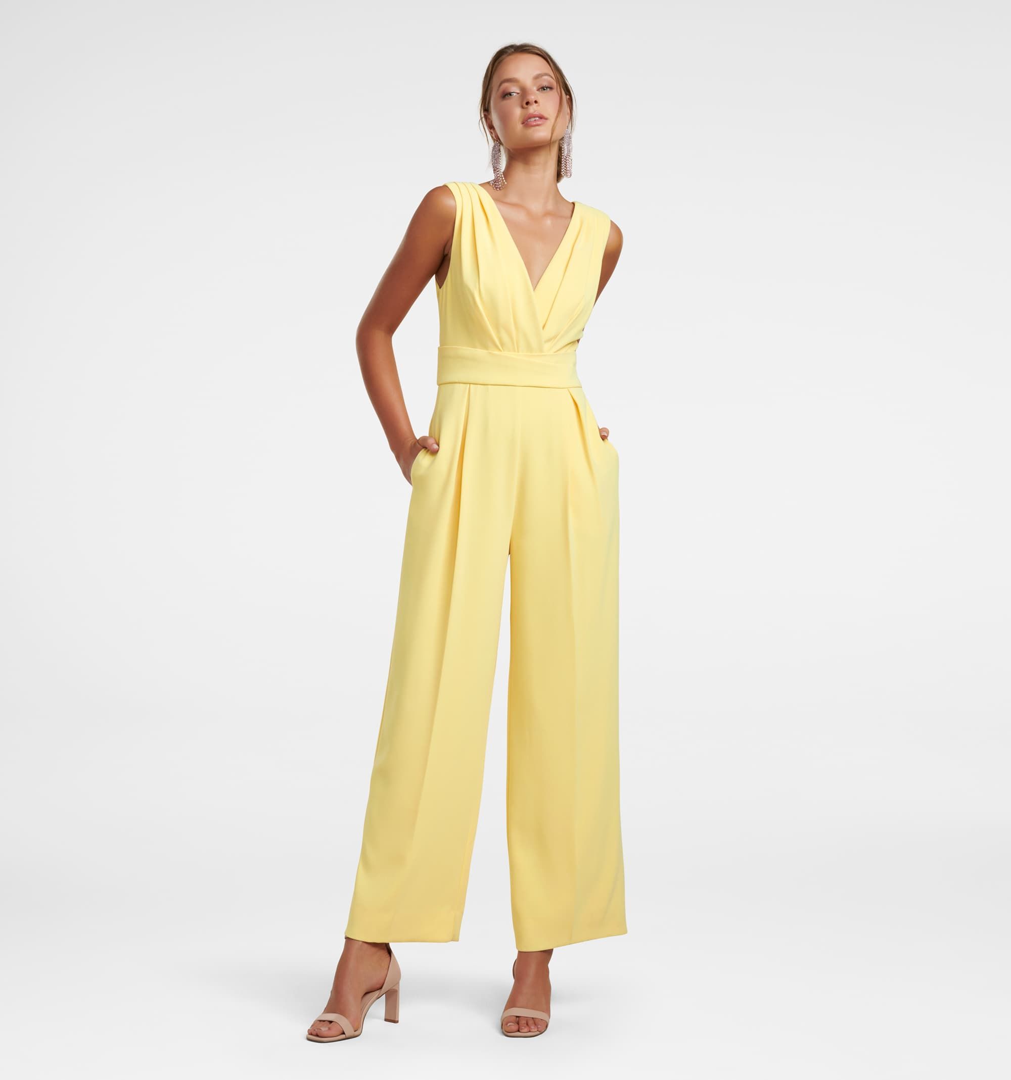 Buy Madison Halter Button Up Jumpsuit - Forever New