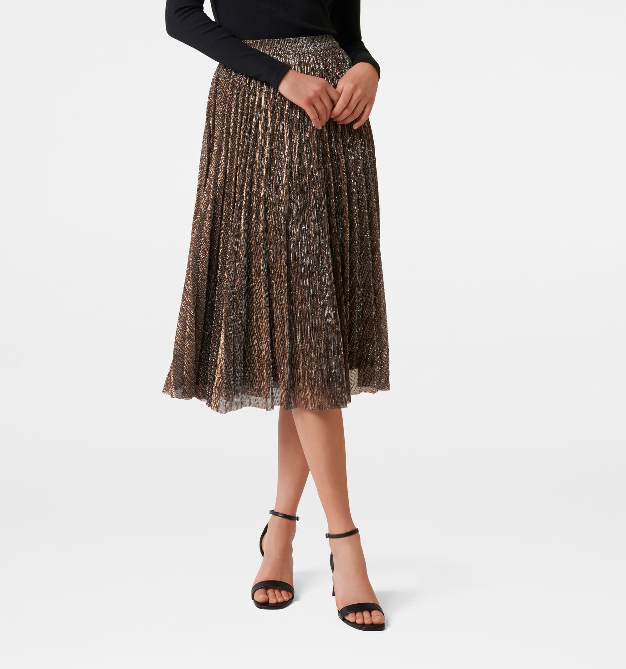 Forever New - Pleated Midi Skirt on Designer Wardrobe