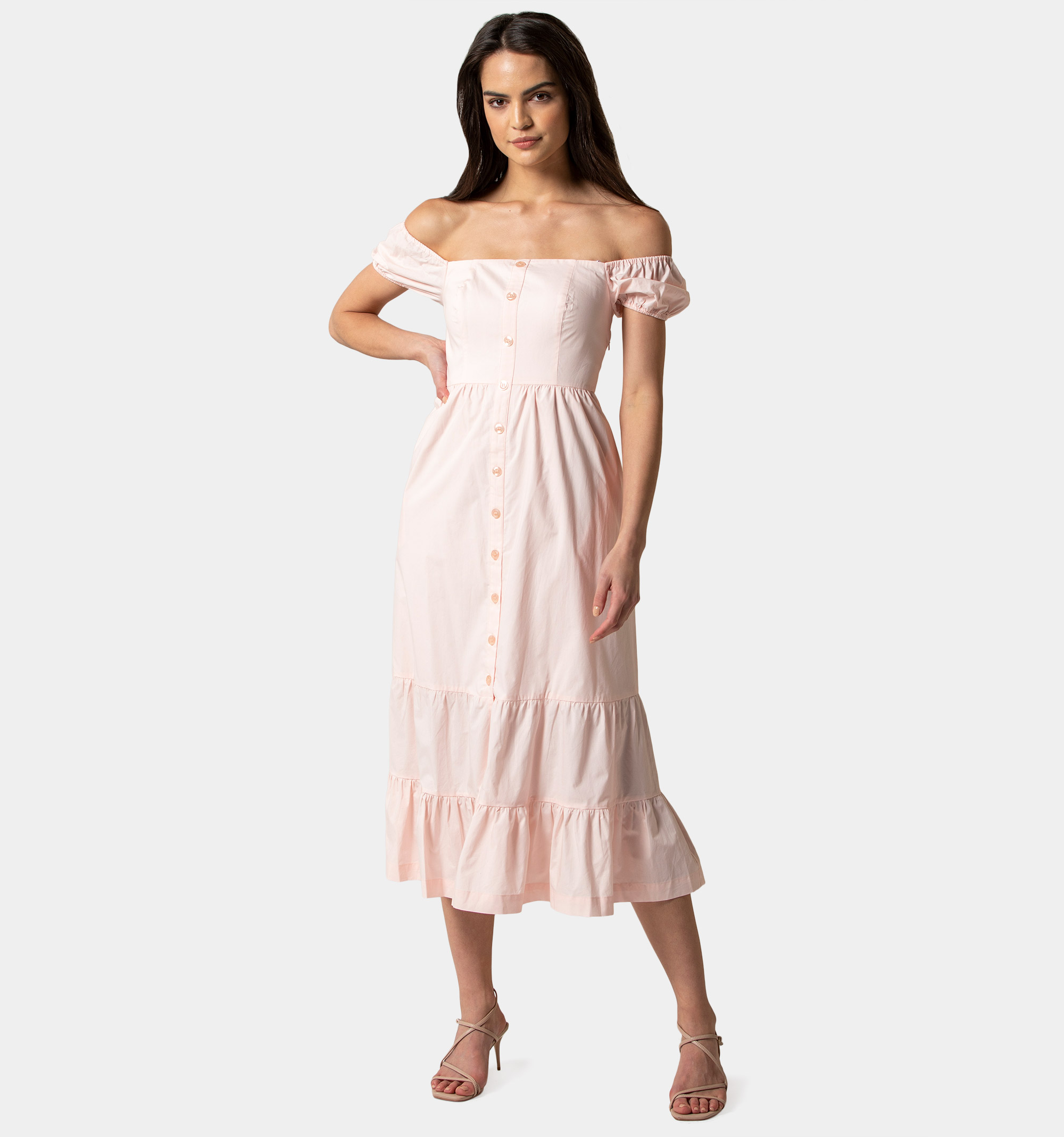 Forever New Sheer Sleeve Plisse Mini Dress in Pink | Lyst Australia